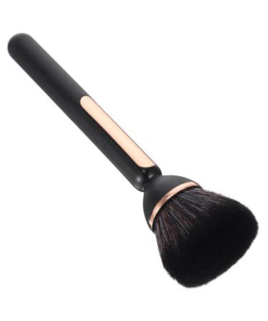 Manicure Brush Dust Brush Loose Powder Brush Multi Function Cleaning Brush Foundation Blending Brush Remover Brush Nail Remover Skincare Dust Collector Plastic Mineral 14.5x3cm Black