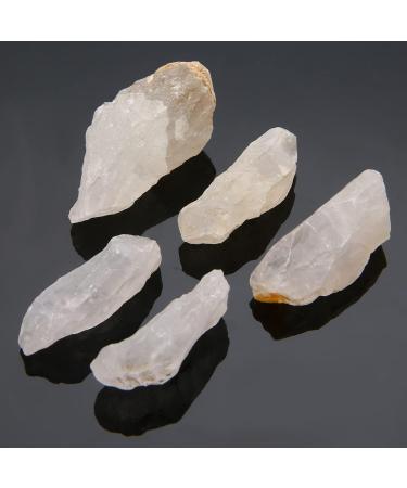 50G 4-6cm Natural Raw White Quartz Crystal Rough Stone Specimen Crystal Natural Stone Minerals Rock - Buy Online on SooperMarket.com