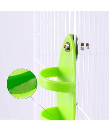 2 Pcs Bird Food Container Plastic Cuddle Bone Feeding Racks Vegetable Fruit Holder Hanging Feeder Parrot Cage Stands Accessories for Bird Parrot - Buy Online on SooperMarket.com