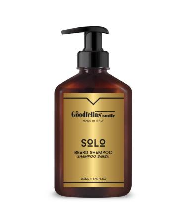 The Goodfellas' smile. Nourishing Beard Shampoo 250ml/8.5 oz Made in Italy Solo (Sanalwood & Mandarin)