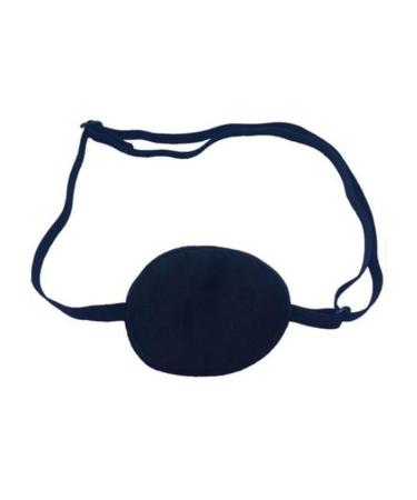 Adult/Child Breathable Adjustable Strabismus Silk Eye Patch Pad Amblyopia Corrected Single Eye Mask for Lazy Eye(Black)