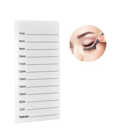 Buy 7-15mm False Lash Tray | Acrylic Disposable Lash Holder for Eyelash Extensions - Buy Online on SooperMarket.com