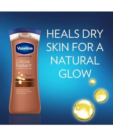 Buy Vaseline Intensive Care Cocoa Radiant Lotion 10 oz (2 Pack) - Moisturizing Skin Care for All Skin Types - Fast International Shipping - Buy Online on SooperMarket.com