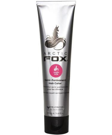 ARCTIC FOX 100% Vegan & Cruelty Free Vibrant Semi Permanent Hair Colour Dye - Virgin Pink 165 ml e - Buy Online on SooperMarket.com