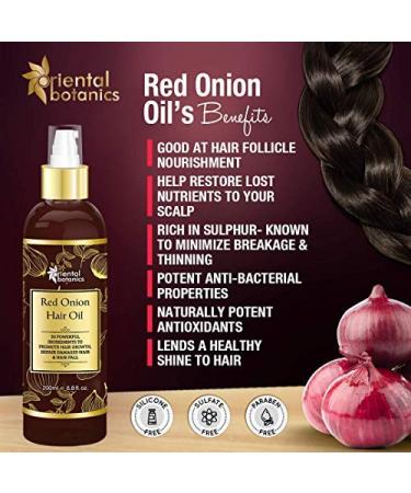 Buy Oriental Botanics Onion Hair Care Combo - Red Onion Hair Shampoo & Oil for Stronger Hair | International Shipping available - Buy Online on SooperMarket.com