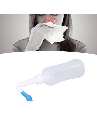 300Ml Nasal Rinse Bottle Cleaner Adult Sinus Rinse Nasal Sanitizer Kids Bottle Drinking Household for Sinusitis Toilet Cleaners (Blue Nose with Five Holes) - Buy Online on SooperMarket.com