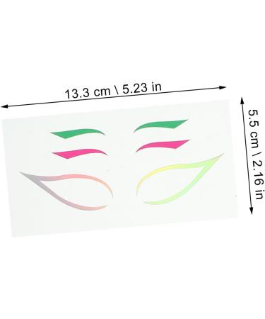 Healeved 28 Sets Paper Female Makeup Sticker Beauty Eyeliner Decal Beauty Supply - Buy Online on SooperMarket.com