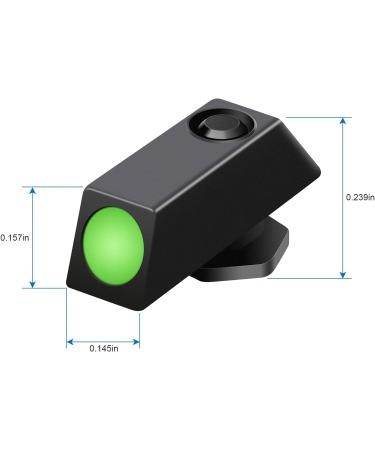 Feyachi NS16 Glow in the Dark Night Sights for Glock Pistols - No Tritium - Buy Online on SooperMarket.com