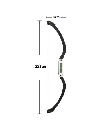 Guapa Eyebrow Marker Ruler & Leveler | Brow Mapping Tool Kit with Bow & String | Mapping Thread for Shaped Brows | Permanent Makeup & Tattoo | Black - Buy Online on SooperMarket.com