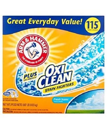 Arm & Hammer Plus OxiClean Stain Fighters Fresh Scent Powder Laundry Detergent 8.86 lbs (1)