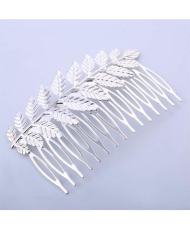 Minkissy 3-Piece Wedding Hairpin Set - Decorative Leaf Bride Accessories in Gold Silver & Rose Gold - Buy Online on SooperMarket.com