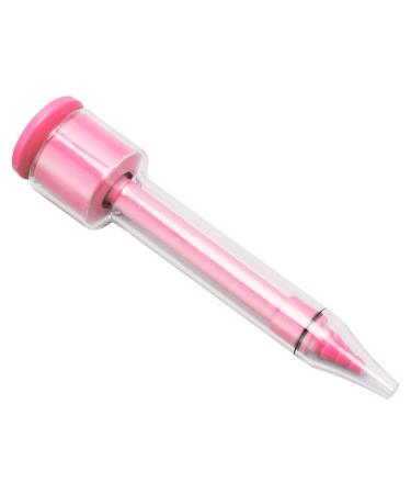 Earmold Syringe Ergonomic 3.5mm Refillable Ear Impression Injector PP for Fitting(Pink)