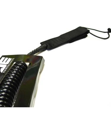 Slyde Handboards SLYDE Bicep Pro Coil Leash - Stainless Steel Swivels - Extra Strength Urethane Cord - Ideal for Body Surfing Handboard/Handplane - Buy Online on SooperMarket.com