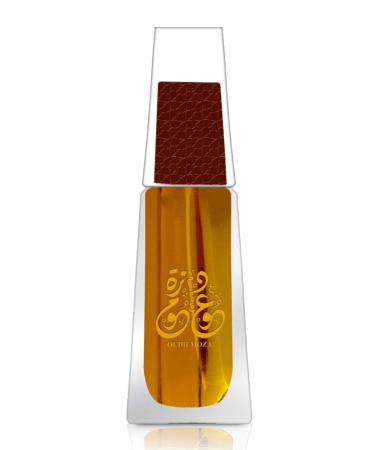AHMED OUDH MOZA EDP 50mL Gender Neutral Oriental Leather Oud with Floral Heart Notes Full of Mellow Flavor that is Well-Balanced and Intense by Al Maghribi