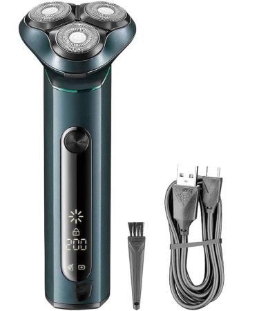 Electric Shaver Rotary 3D Floating Razor Waterproof Shaver Men's Razor Beard Trimmer USB Rechargeable With Box