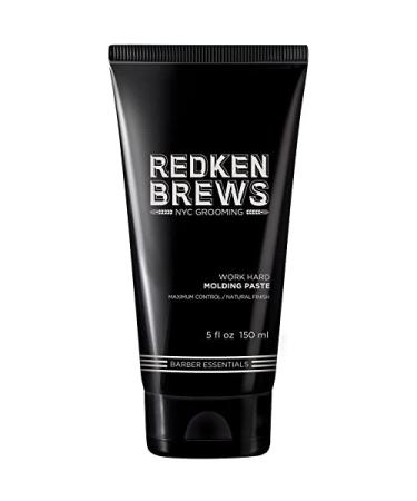 Redken Brews Molding Paste For Men High Hold Natural Finish For all Hair Types - 5 Fl. Oz.