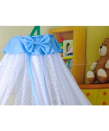 JOYLIFE Baby Toddler Bed Crib Dome Canopy Netting - Blue | Protects Against Insects and Mosquitoes - Buy Online on SooperMarket.com