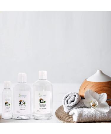Organic Fractionated Coconut Oil 2lbs | 100% Natural for Face, Skin, Hair | Perfect for Essential Oils and Soap Making - Buy Online on SooperMarket.com