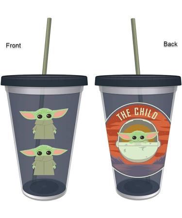 The Child Baby Yoda Evolution 16 oz. Acrylic Travel Cup - Shop Now! - Buy Online on SooperMarket.com