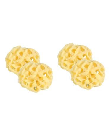 PRETYZOOM 4 Pcs Natural Children's Sponge Bathing Supplies Back Sponge Bath Exfoliating Sponge Bath Sponge Body Exfoliating Bath Ball Body Wash Sponge Body Wash Scrubber Body Cleaning Sponge
