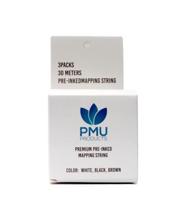 Pre Inked Microblading String PMU Original Variety Pack - Black Brown White - Buy Online on SooperMarket.com