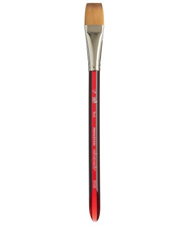 Princeton Velvetouch  Series 3950  Paint Brush for Acrylic  Oil and Watercolor  Wash  3/4 Inch