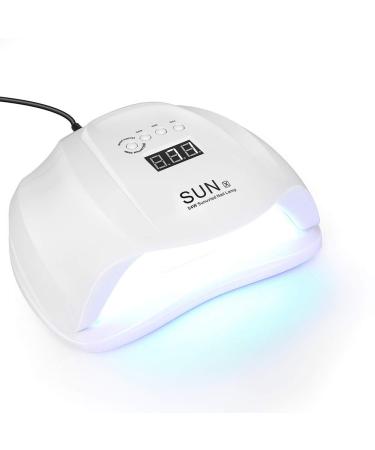 54 W nail dryer LED lamp for gel nails nail lamp with 36 light automatic sensor timer nail tools for fingernail and toenail