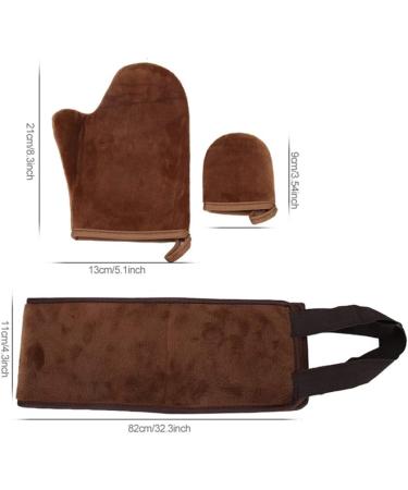 Back Tanning Applicator Self Tanning Mitt Applicator Mit Soft Reusable Exfoliator Glove Tanning Cream Lotion Mousse Oil Application Gloves for Body - Buy Online on SooperMarket.com
