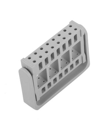 Easy to Use Dust & Moisture-Resistant Drill Storage Case | Safe Non-Toxic Container for Home Salon | Gray - Buy Online on SooperMarket.com