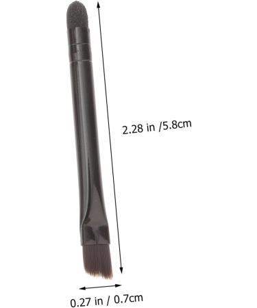 CANIGHT 10 Pcs Eye Shadow Brush Eye Makeup Blush Makeup Brush Dual Sides Eyeshadow Applicator Black Nylon - Buy Online on SooperMarket.com