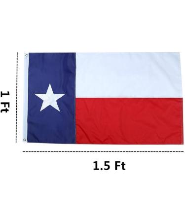 Yafeco Texas State Sewn Boat Flag  12 x 18 inch Yacht Boat Ensign Nautical US American Flag Fully with Sewn Stripes  Embroidered Stars and Brass Grommets - Buy Online on SooperMarket.com