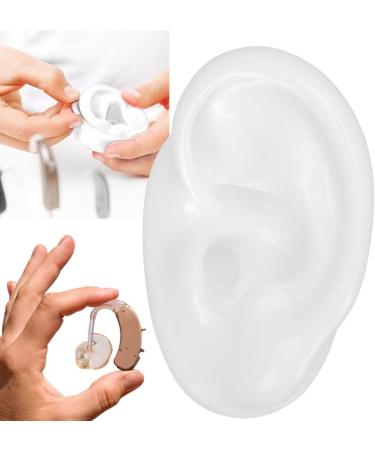 Silicone Ear Model - Realistic Artificial Ear for Hearing Aids Display & Ear Impression Exercise (Left Ear) - International Shipping - Buy Online on SooperMarket.com