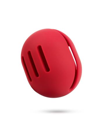 FERYES Makeup Sponge Holder - Silicone Beauty Blender Case Make Up Sponge Holder for Travel - Red