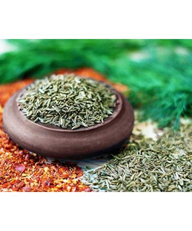 Non-GMO Fennel Seeds 1lb - Whole & Raw, Non-Irradiated, Kosher, Vegan, High Fiber. Ideal for Fennel Tea, Seafood, Indian & Middle Eastern Dishes - Bulk Pack - Buy Online on SooperMarket.com
