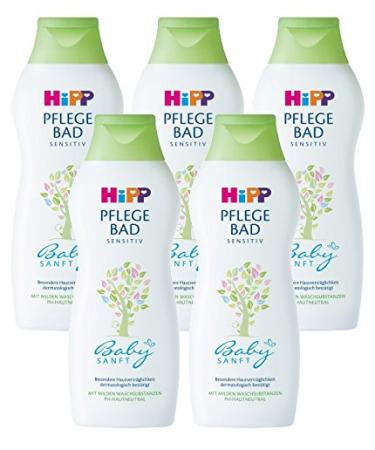 HiPP Babysanft Care Bath Pack of 5 (5 x 350ml) 350 ml (Pack of 5)