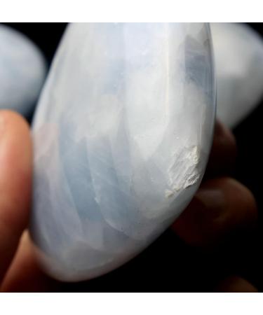 3.388lb Natural Gorgeous Celestite Heart Stone. Reiki Crystal Specimen JZIGTDEM - Buy Online on SooperMarket.com