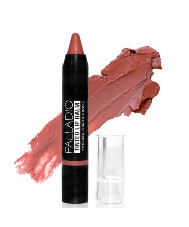 Palladio Tinted Lip Balm Moisturizing and Conditioning Formula with Aloe & Shea Butter Nourishing Vegan Chapstick For Cracked Lips Apply Regularly on Dry Lips Sheer Wash Color (Sweet Peach) Sweet Peach 1 Count (Pack...