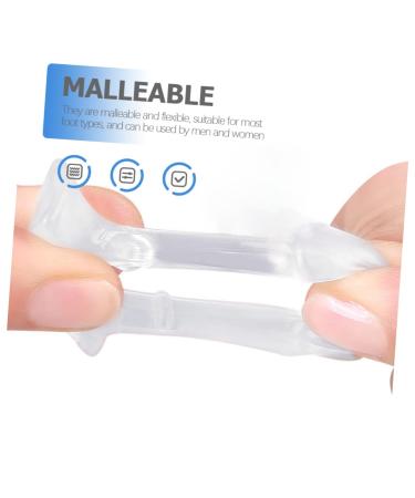 Silicone Gel Thumb Spica Splint Set | Orthopedic Bunion Nursing Clip Board | Foot Separator for Men and Women - 4 Pairs - Buy Online on SooperMarket.com