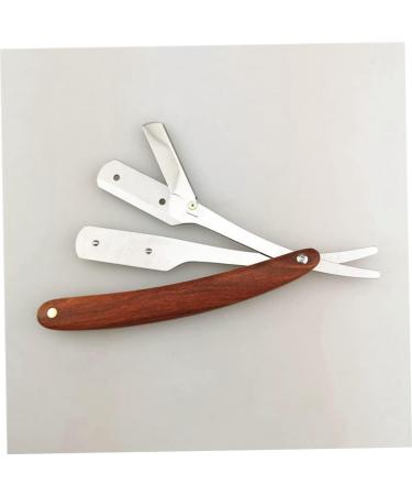 Premium Hapinary Flacberator 2ST Men's Razor Set - Professional Straight Handheld Razor & Old-Fashioned Bamboo Shave - 2 Pcs for Ultimate Grooming - Buy Online on SooperMarket.com