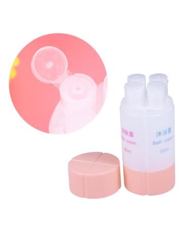 HAPINARY 1pc Set Leakproof Travel Bottle Makeup Container Shampoo Container Refillable Cosmetic Containers Shampoo Travel Container Hair Shampoo Lotion Bottle Liquid Water Dispenser Pink medium Pink