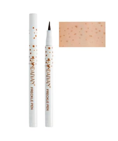 MIELIKKI Freckle Pen 4 Colors for Choice Natural Lifelike Freckle Makeup Pen Waterproof Long Lasting Quick Dry Soft Small Sopt Pen 01 Light Brown #01 Light Brown