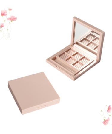 BELLIFFY 2pcs Empty Eyeshadow Palette Makeup Highlighter Empty Eyeshadow Dish Highlighters Blush Palette Pink - Buy Online on SooperMarket.com