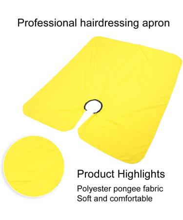 Hairdressing Cape Professional Hairdressing Apron Hair Cutting Dyeing Hairdresser Adjustable Dress Cape Hairdressing Apron Yellow for Barbers and Hairdressers 130 x 120cm - Buy Online on SooperMarket.com
