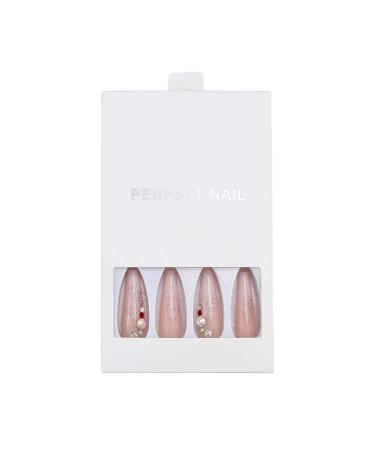 Brishow Coffin Artificial Nails - Long Gradient Ballerina Acrylic Press-On Nails (24pcs) for Women & Girls - Shop Now! - Buy Online on SooperMarket.com