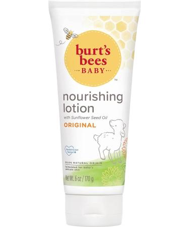 Burt's Bees Baby Nourishing Lotion  Original Scent Baby Lotion - 6 Ounce Tube - Pack of 3 Original 6oz (3 Pack) - Buy Online on SooperMarket.com
