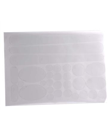 Bike Frame Sticker Decals, Bicycle Chainstay and Frame Sticker Protector Kit Black Cycle Decorating Film Clear