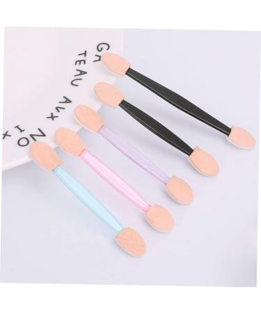 MUSISALY 50 Pcs Makeup Tools Eyeshadow Makeup Brushes Makeup Application Double Head Eyeshadow Brushes Black Size 1 Black - Buy Online on SooperMarket.com