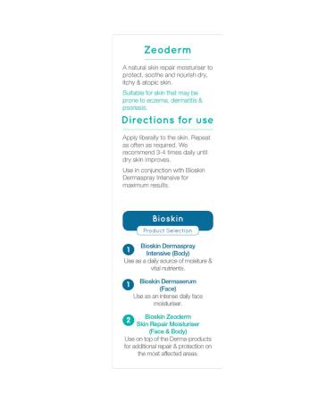 Salcura Bioskin Zeoderm 150ml - Repairing Skin Cream for Eczema & Psoriasis | Fast International Shipping - Buy Online on SooperMarket.com