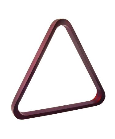GSE Solid Wood Billiard 8-Ball Triangle / 9-Ball Diamond Pool Ball Racks for 2-1/4" Pool Balls Mahogany Triangle Rack