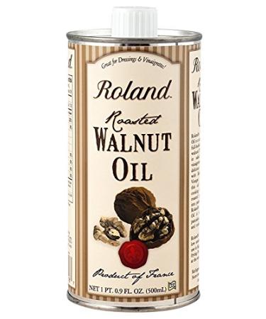 Roland Roasted Walnut Oil, 16.9-Ounce Canisters (Pack of 3)